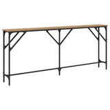 Vidaxl wandtafel artisanaal eikenkleurig 180 x 23 x 75 cm