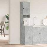 Vidaxl keukenkast grijs 35 x 50 x 180 cm bewerkt hout