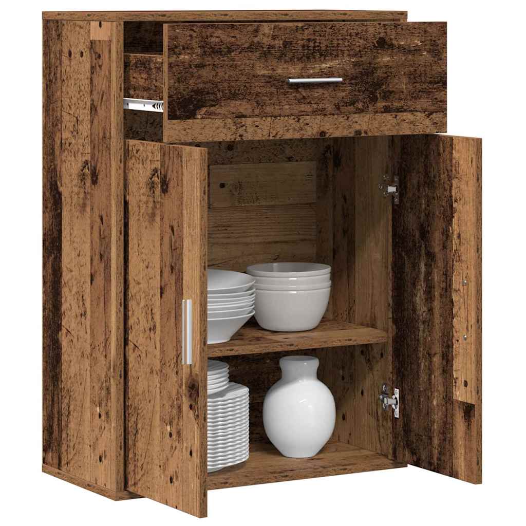Vidaxl dressoir oudhout 60 x 30 x 84 cm bewerkt hout