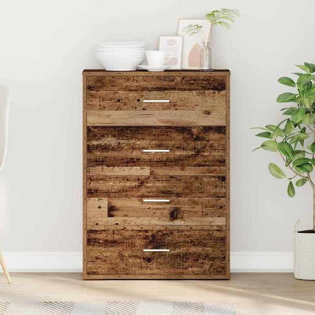 Vidaxl dressoir oudhout 60 x 31 x 84 cm bewerkt hout