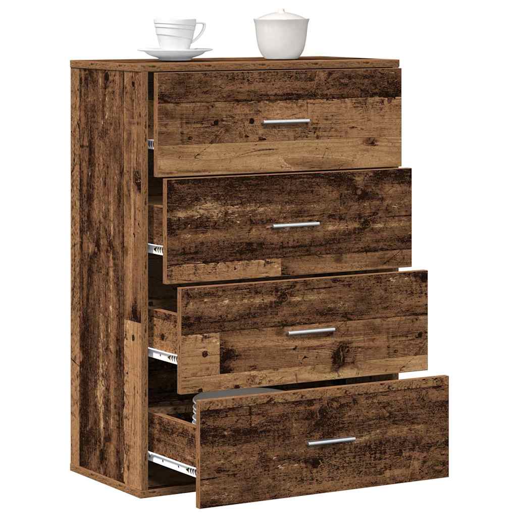 Vidaxl dressoir oudhout 60 x 31 x 84 cm bewerkt hout