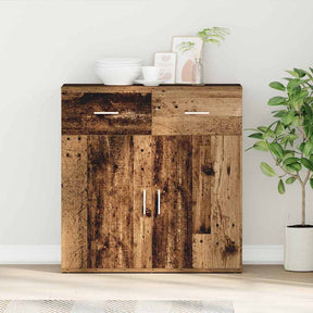 Vidaxl dressoir oudhout 78 x 38 x 80 cm bewerkt hout