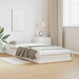 Vidaxl vloerbedframe wit 80 x 210 cm massief grenenhout