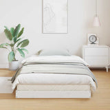 Vidaxl vloerbedframe wit 80 x 210 cm massief grenenhout
