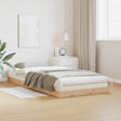 Vidaxl vloerbedframe naturel 100 x 220 cm massief grenenhout