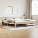 Vidaxl bedframe bruin 225,5 x 205,5 x 69,5 cm massief vurenhout