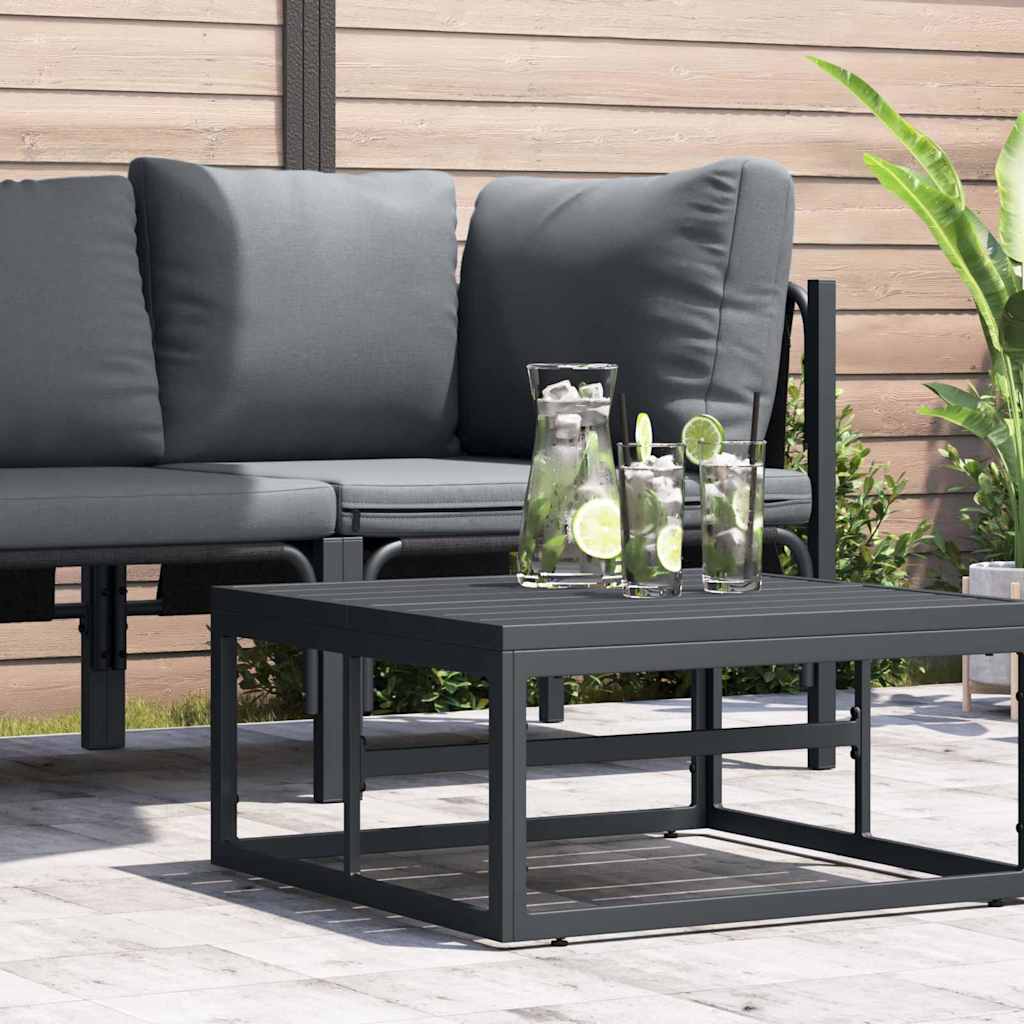 Vidaxl buitenmeubilair antraciet 70 x 70,5 x 32 cm staal