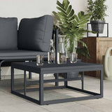 Vidaxl buitenmeubilair antraciet 70 x 70,5 x 32 cm staal
