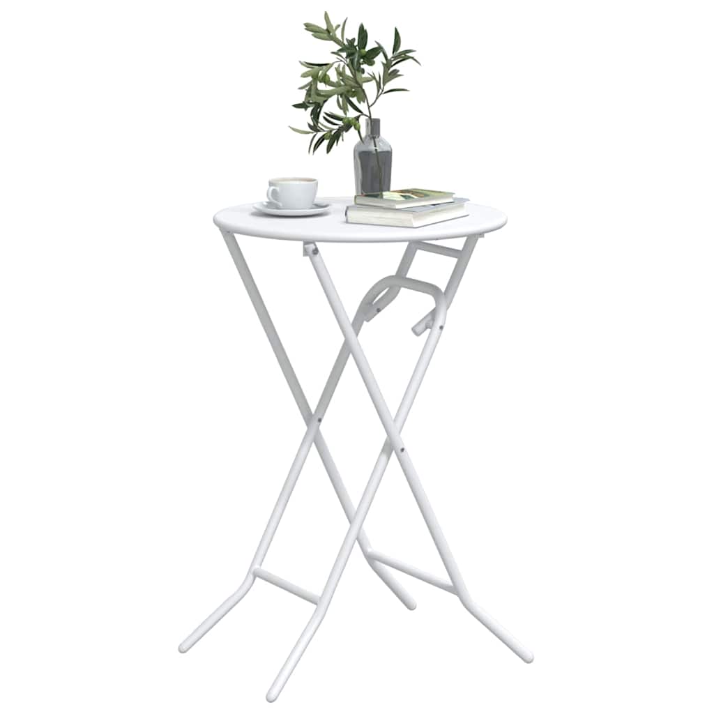 Vidaxl tuinstafel wit 50 x 50 x 72 cm metaal