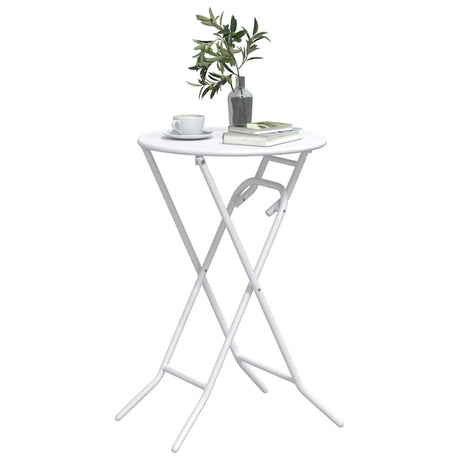 Vidaxl tuinstafel wit 50 x 50 x 72 cm metaal