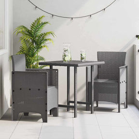 Vidaxl tuinstoel 2 st lichtgrijs polypropyleen