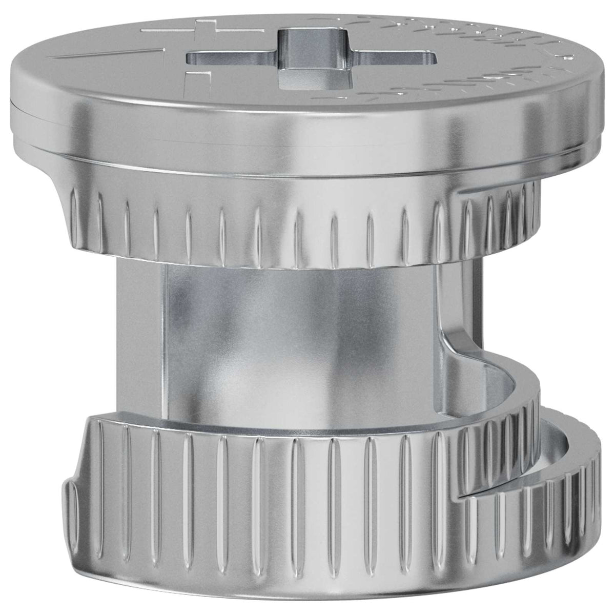Vidaxl cam lock moeren 8372 st zilver metaal