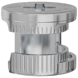 Vidaxl cam lock moeren 8372 st zilver metaal