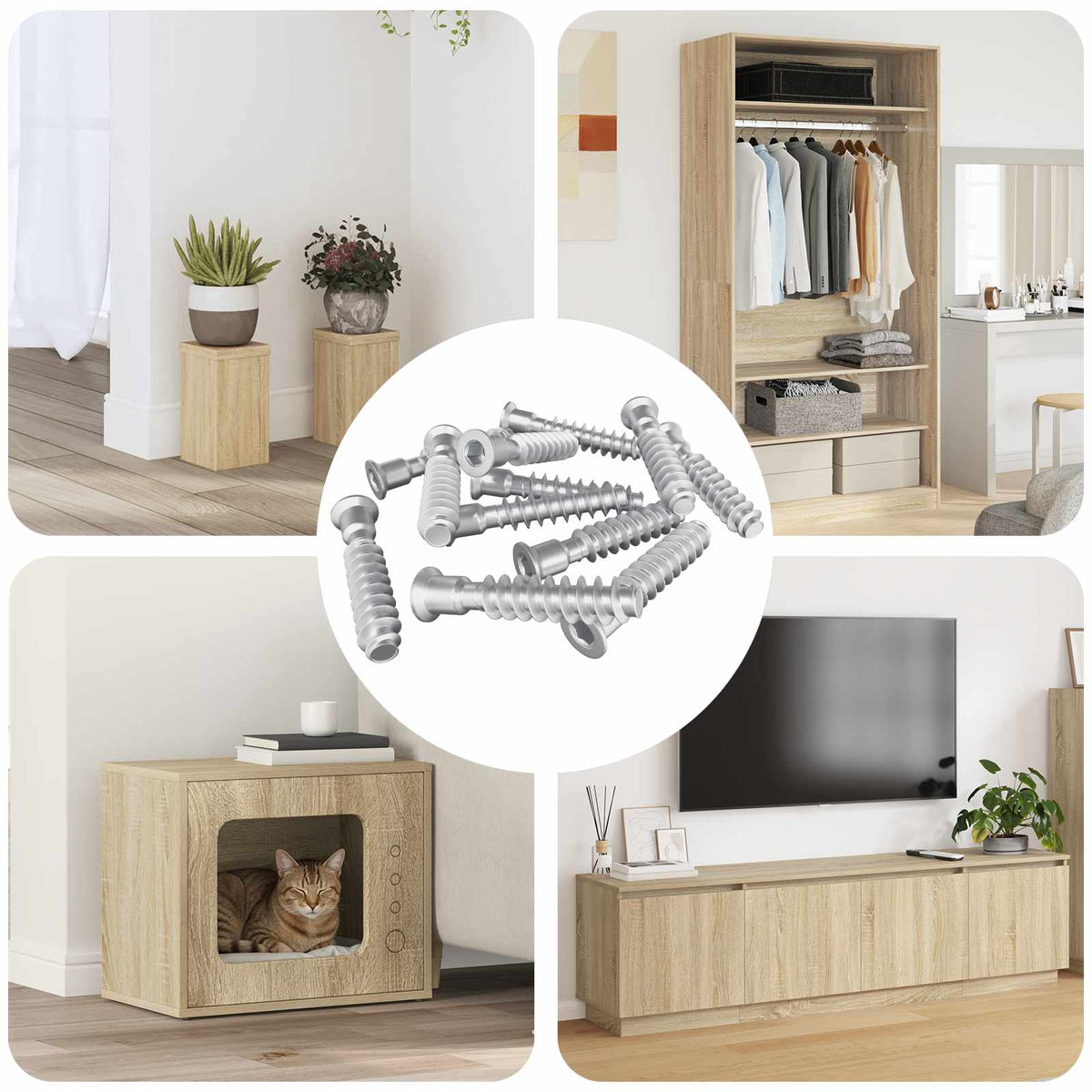 Vidaxl hoofdkapbout 2900 st zilver staal