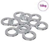 Vidaxl washers 50000 pcs zilver ijzer
