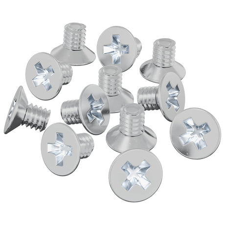 Vidaxl verzonken schroeven 32727 st zilver ijzer