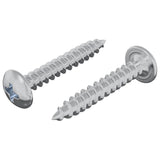 Vidaxl houten schroeven 2 pcs zilver m4 x 25 mm staal