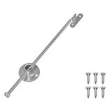 Vidaxl trekstangscharnier 12 st zilver 190 mm metaal