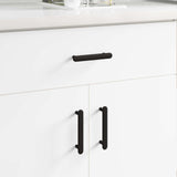 Vidaxl kasthandgreep 12 pcs zwart 121 x 16.6 x 28.3 mm ijzer