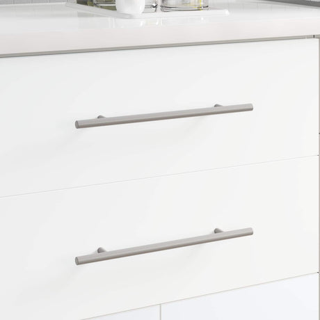 Vidaxl kasthandgreep 2 st zilver 300 mm roestvrij staal