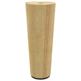 Vidaxl meubelpoten 2 pcs bruin ø 44 x 100 mm massief eucalyptus hout