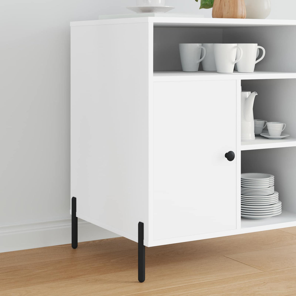 Vidaxl meubelpoten 12 pcs zwart 66 x 36 x 160 mm ijzer