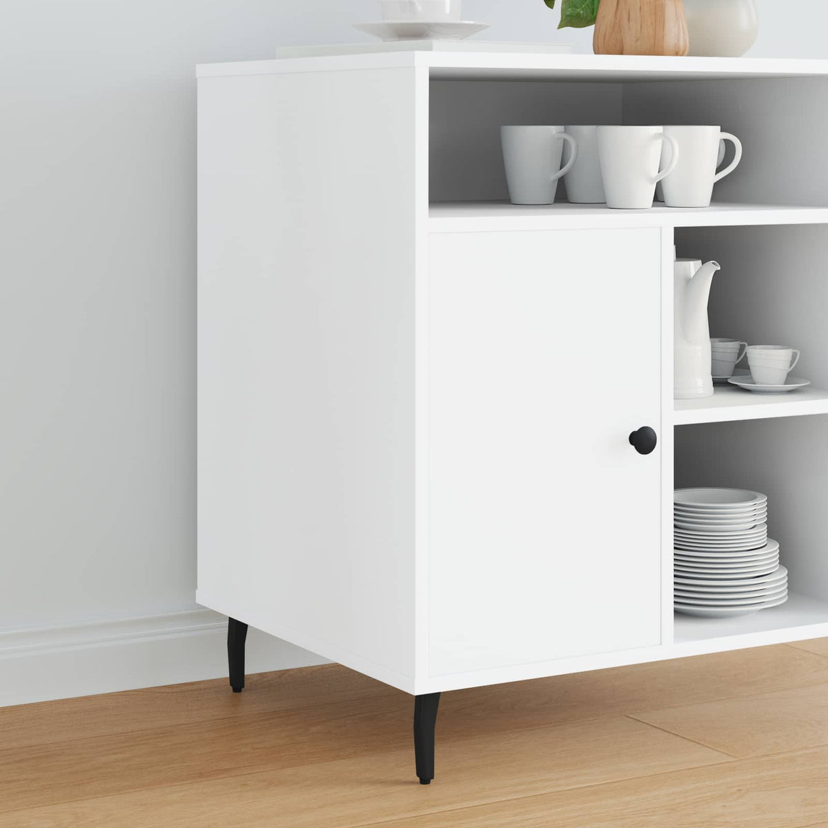 Vidaxl staande poten 12 st zwart 40 x 40 x 100 mm ijzer