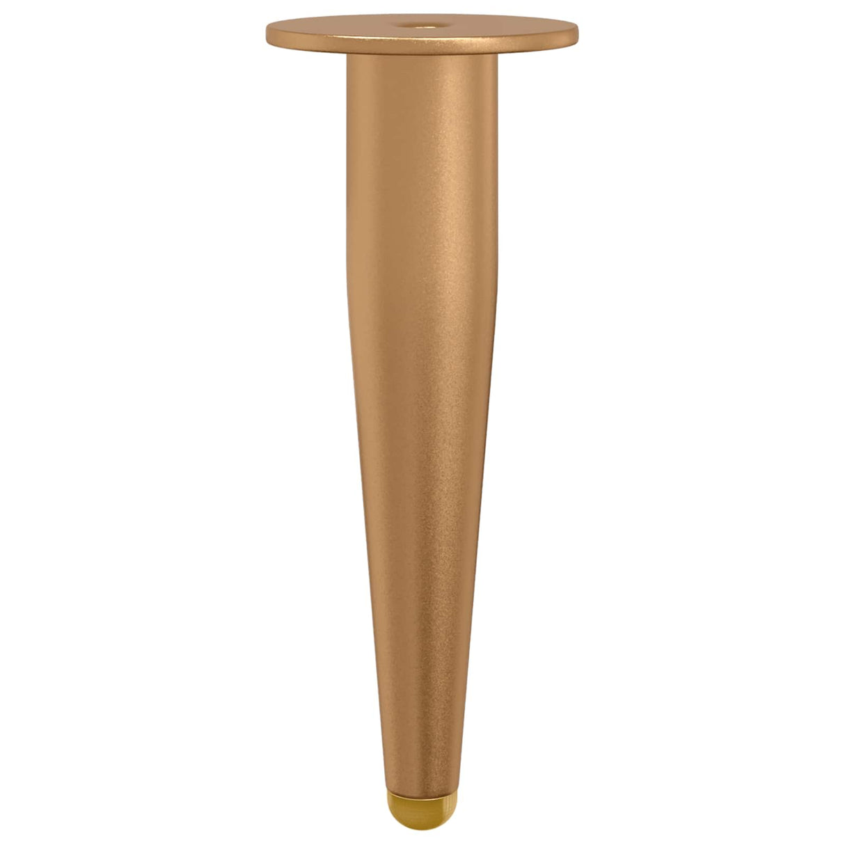 Vidaxl staande poten 2 pcs goud 98 x 40 mm ijzer