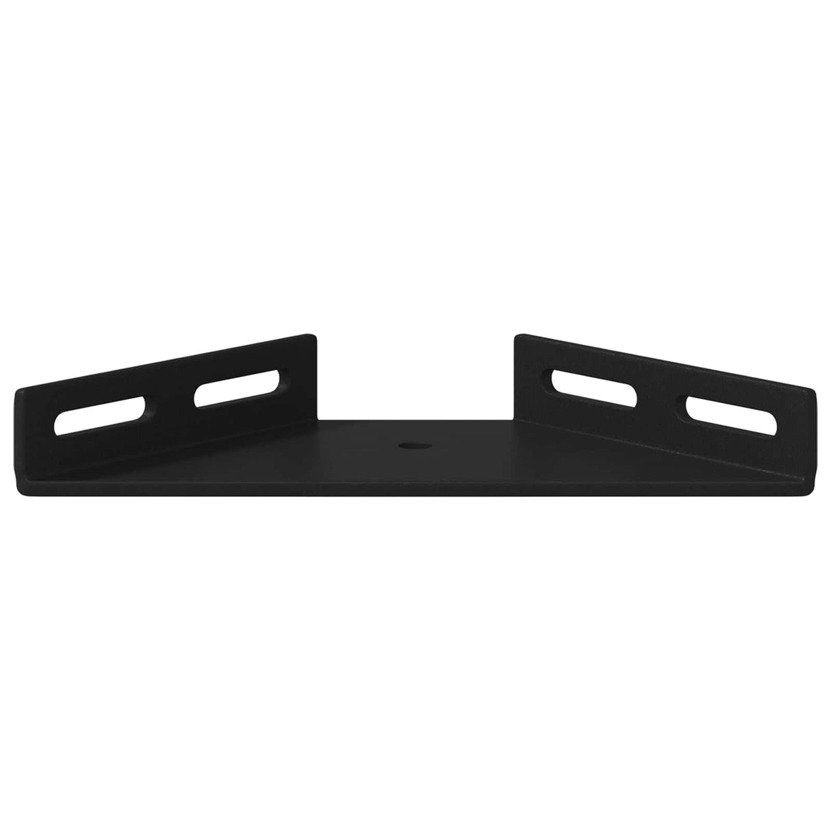 Vidaxl hoekbeugel 12 pcs zwart 138,5 x 50,5 x 16 mm ijzer