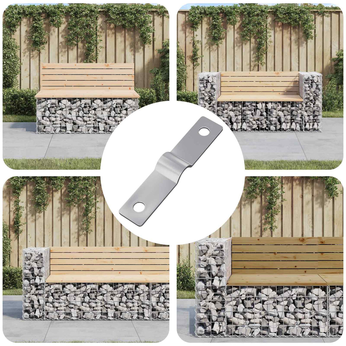 Vidaxl strijkplaat 12 pcs zilver 50 x 10 x 1,2 mm ijzer