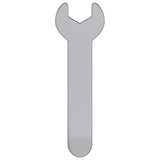 Vidaxl schroefsleutel 2027 pcs zilver 10 mm ijzer
