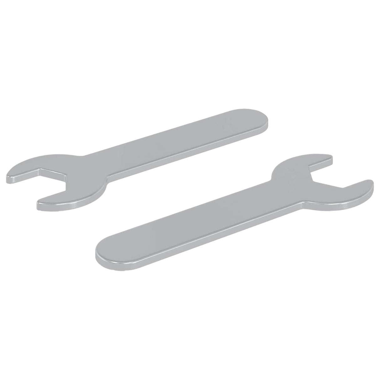 Vidaxl schroefsleutel 2 pcs zilver 13 mm ijzer