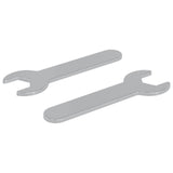 Vidaxl schroefsleutel 2 pcs zilver 13 mm ijzer