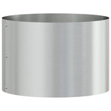 Vidaxl plantenring zilver 30 x 30 x 20 cm gegalvaniseerd staal