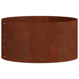 Vidaxl plantenring bruin 40 x 40 x 20 cm cortenstaal