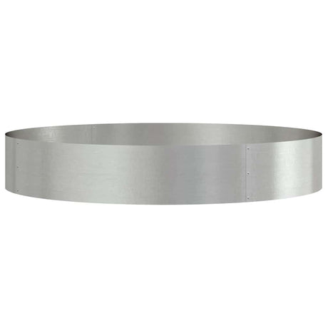 Vidaxl plantenring zilver 120 x 120 x 20 cm roestvrij staal