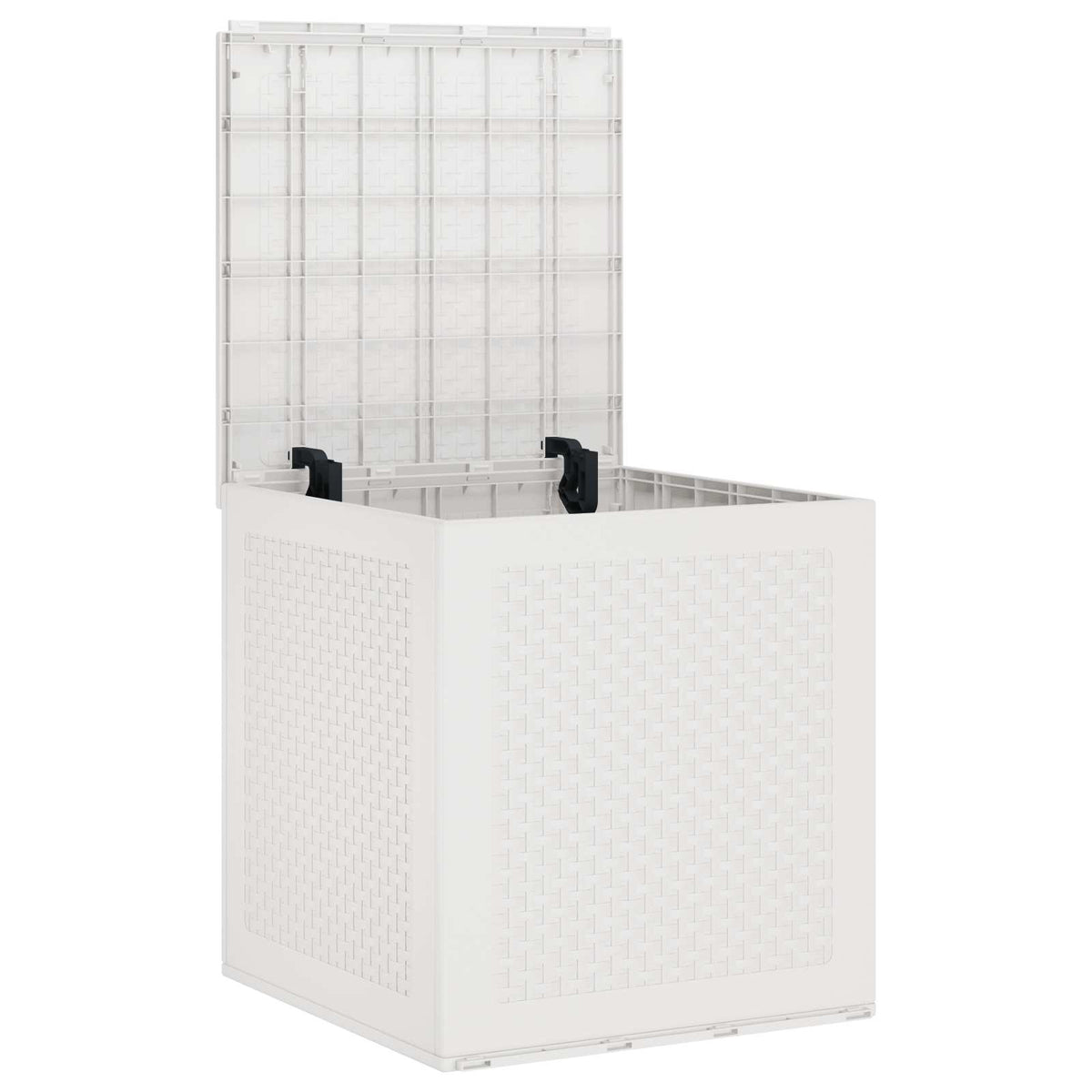 Vidaxl opbergbox met opslag wit 55 x 53 x 57 cm polypropyleen