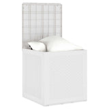 Vidaxl opbergbox met opslag wit 55 x 53 x 57 cm polypropyleen