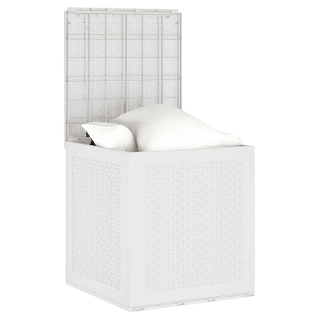Vidaxl opbergbox met opslag wit 55 x 53 x 57 cm polypropyleen