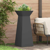 Vidaxl pilaar plantenbak zwart 40 x 40 x 100 cm