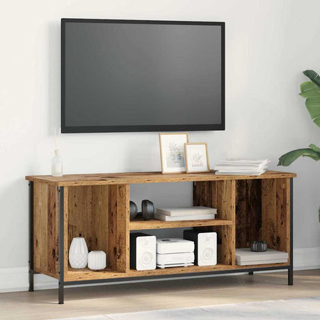 Vidaxl tv-kast 102 x 35 x 45 cm oud hout bewerkt hout