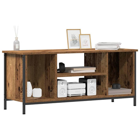 Vidaxl tv-kast 102 x 35 x 45 cm oud hout bewerkt hout