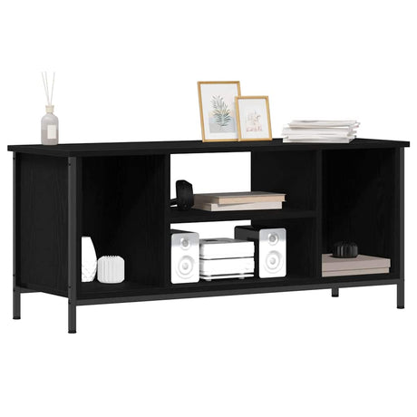 Vidaxl tv-kast 102 x 35 x 45 cm zwart eiken bewerkt hout