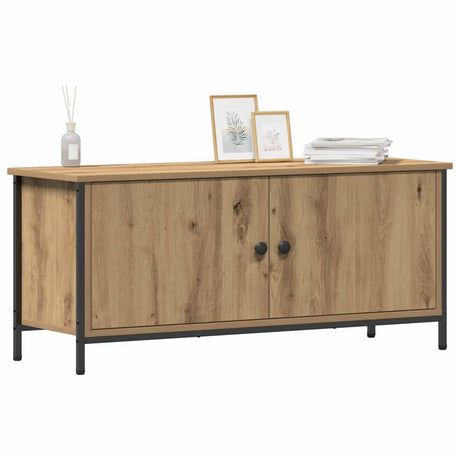 Vidaxl tv-kast 100 x 35 x 45 cm artisan eiken bewerkt hout