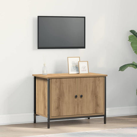 Vidaxl tv-kast 60 x 35 x 45 cm artisan eiken bewerkt hout