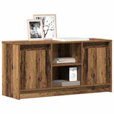 Vidaxl tv eenheden 100 x 34 x 50 cm bruin bewerkt hout