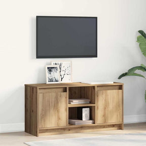 Vidaxl tv eenheden 100 x 34 x 50 cm bruin bewerkt hout