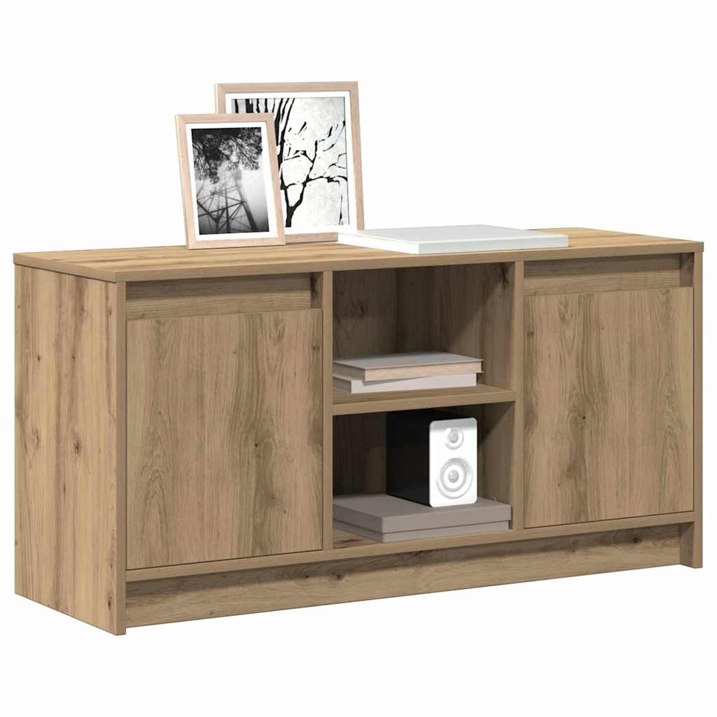 Vidaxl tv eenheden 100 x 34 x 50 cm bruin bewerkt hout