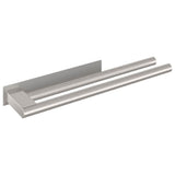 Vidaxl handdoekrek zilver 40 x 9 x 4 cm roestvrij staal