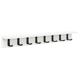 Vidaxl wandgemonteerde kapstok muurmontage wit 80 x 10,5 x 10,5 cm